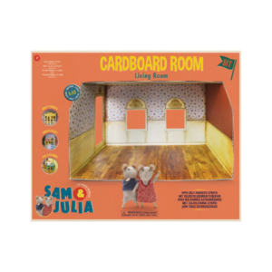 Cardboard house - Living room and Kid's room